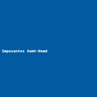 Imposantes Samt-Hemd