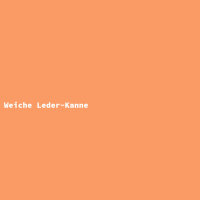 Weiche Leder-Kanne