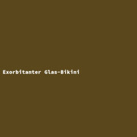 Exorbitanter Glas-Bikini