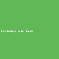 Langlebiges Leder-Handy